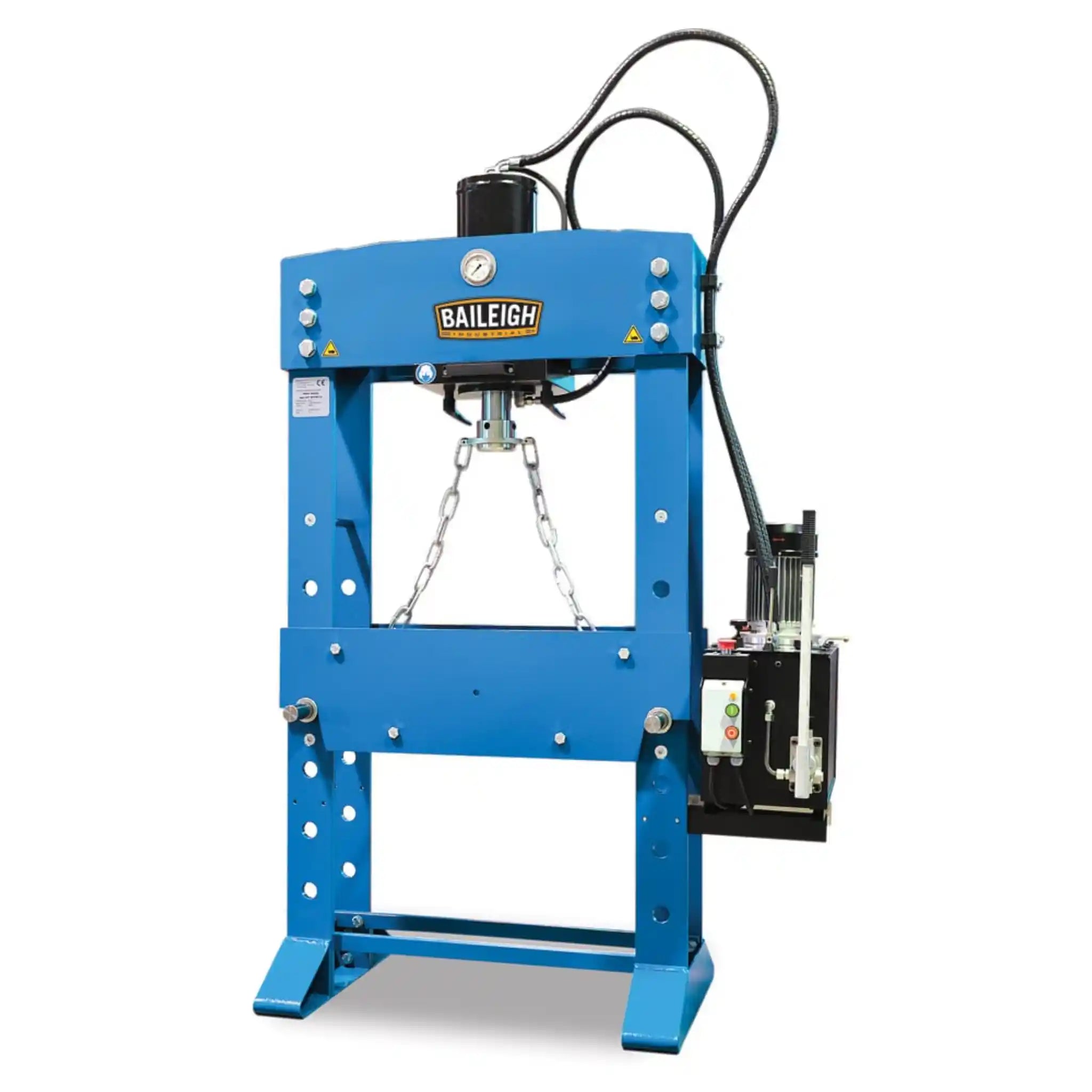A image showing the full Baileigh HSP-66M hydraulic press