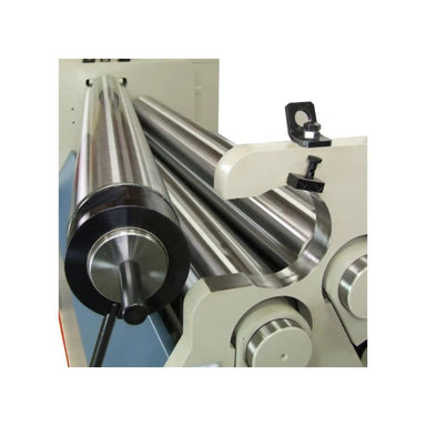 A image taken from the side of the PR-409 showing the bending rollers installed