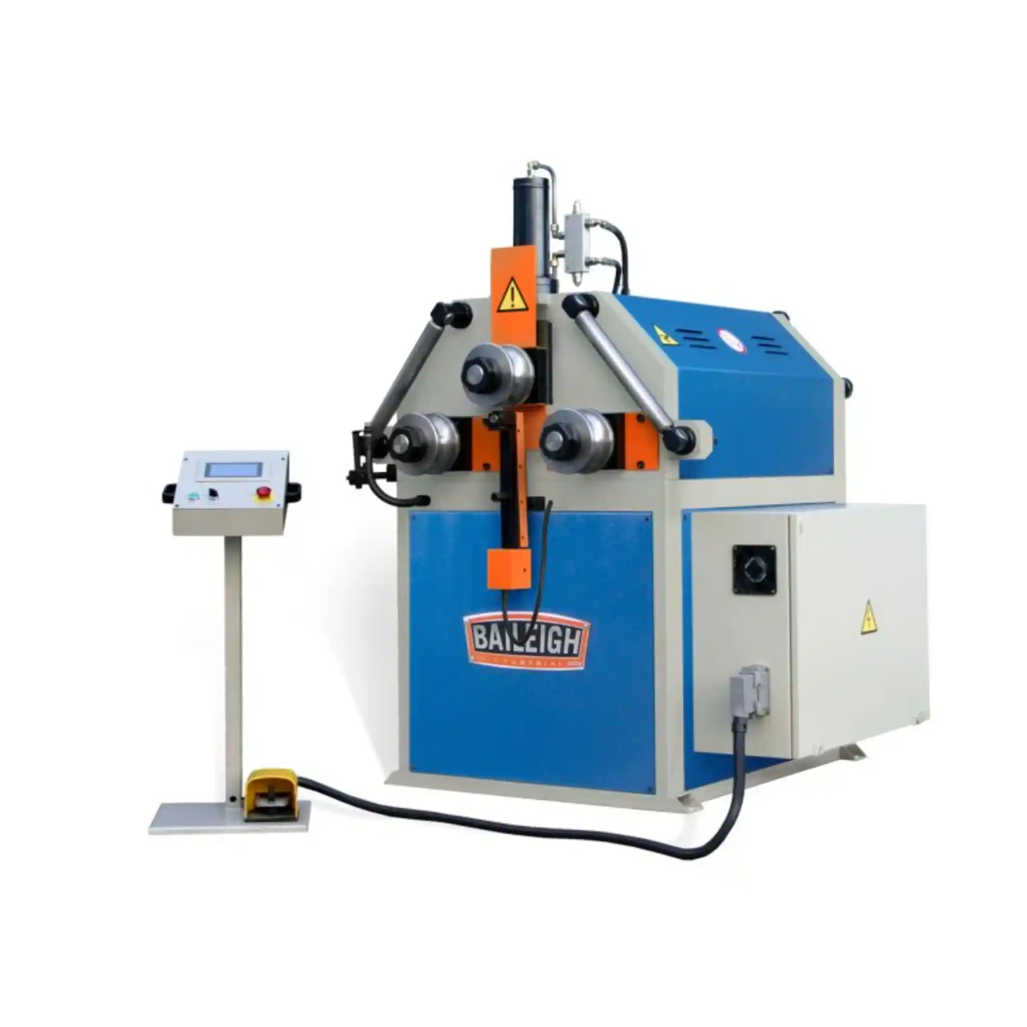 A image showing the full cnc roll bender, the Baileigh R-CNC80