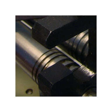 A image showing the grooved roller installed on the SR-1220M slip roll, manufactured by Baileigh