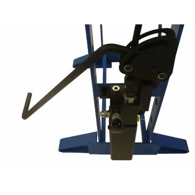 A image taken up close of the foot pedal installed on the Baileigh HSP-55F hydraulic press