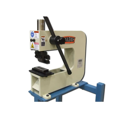 A close up image of the manual bench press, manufactured by Baileigh the  BP-3