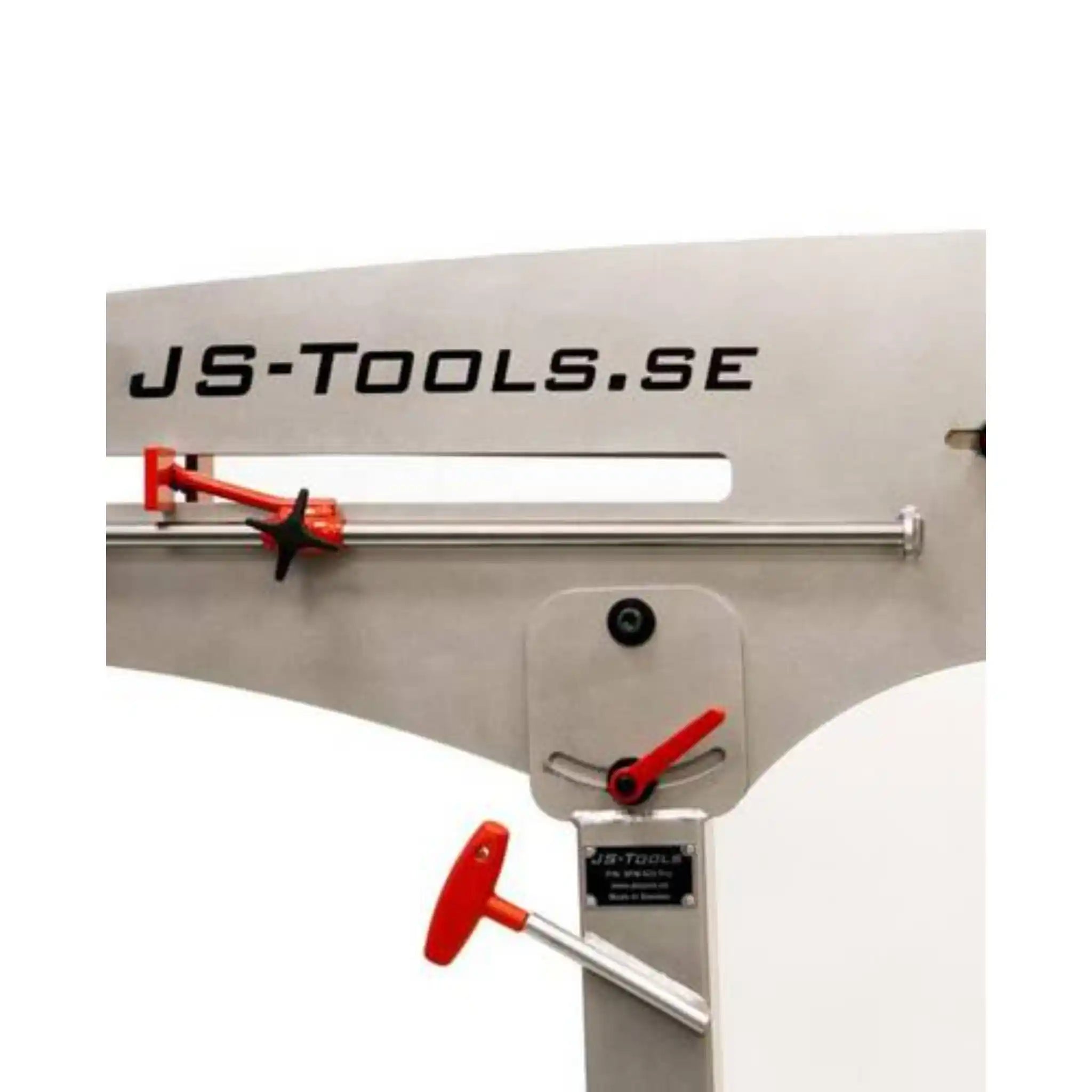 A image taken up close of the adjustable depth stop feature on the JS Tools Bead Roller