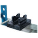 A up close image of the anvil blocks installed on the Baileigh HSP-100A pneumatic press