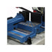 Side angle image of the BS-350M bandsaw vise and cutting deck