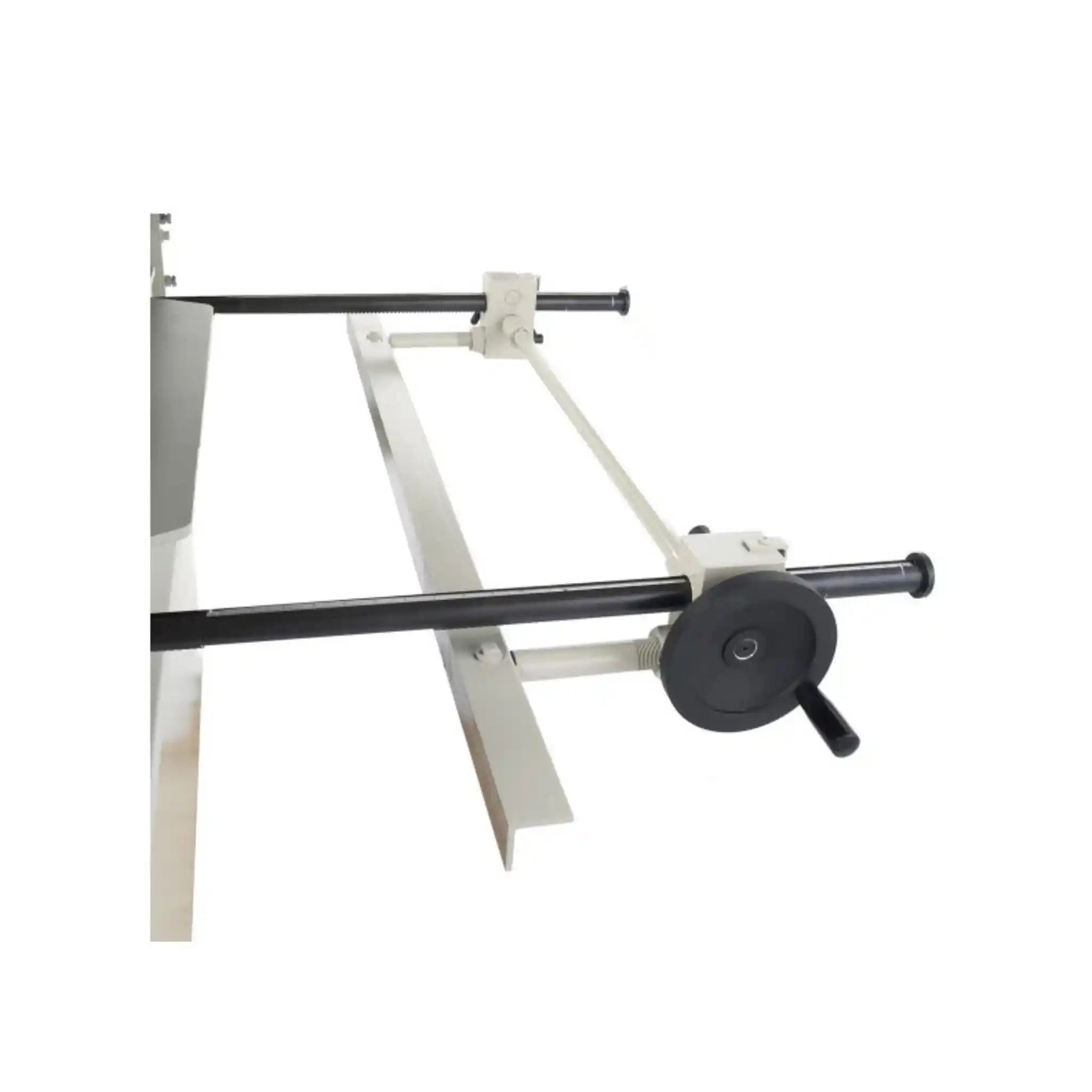 A image taken of the back gauge assembly for the Baileigh SH-6010