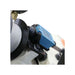 Close up image of the blade brake on the bandsaw