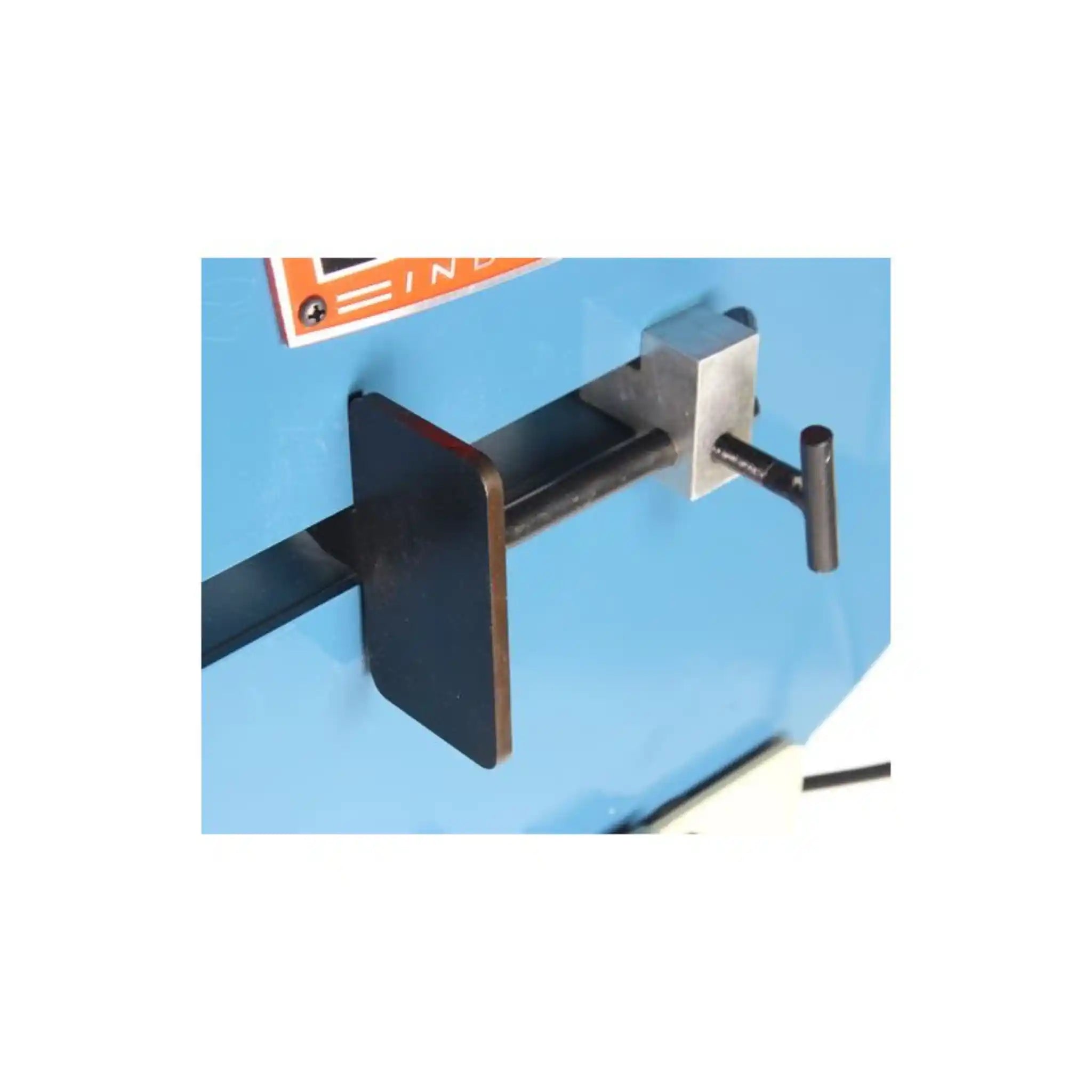 A image of the back guage on the  BR-18E-24 bead roller
