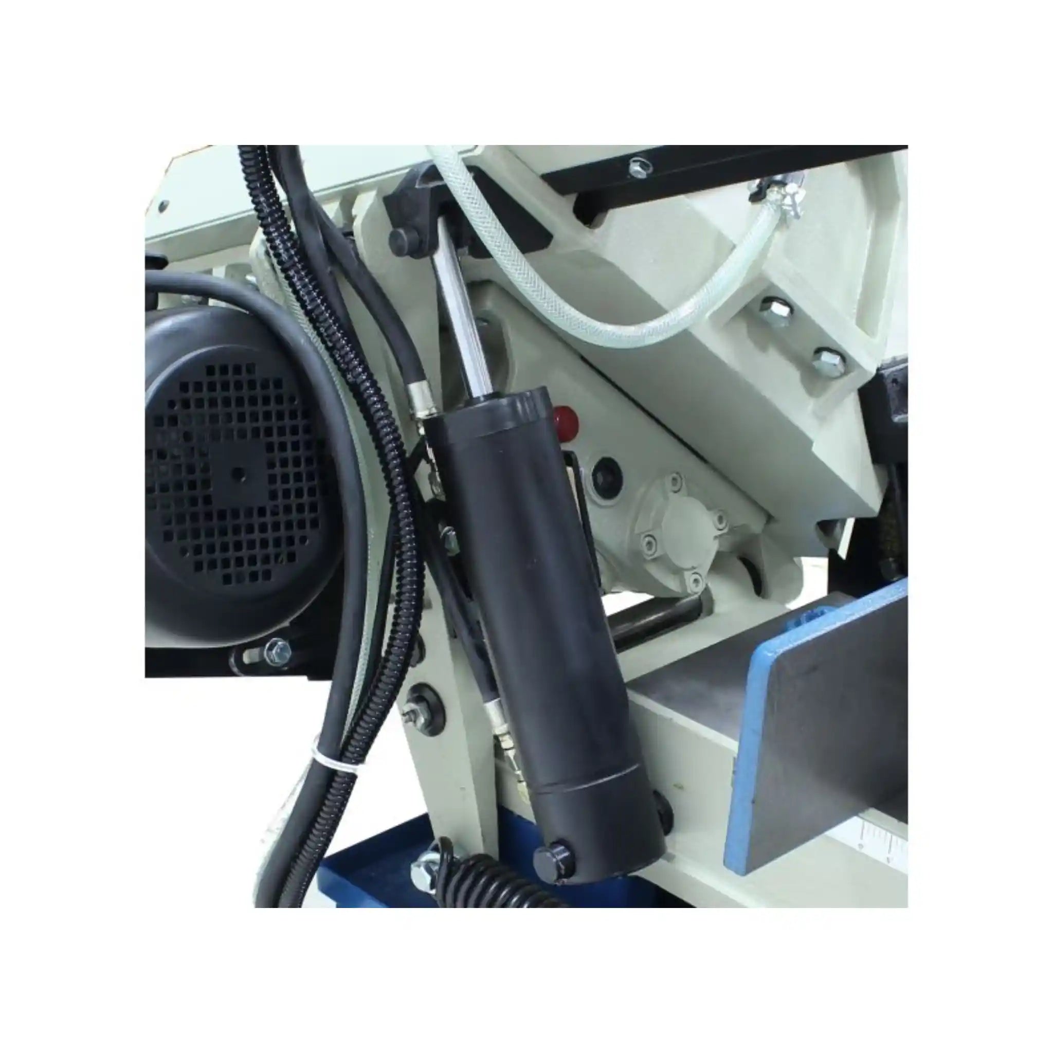 Up close image of the BS-916M bandsaw hydraulics