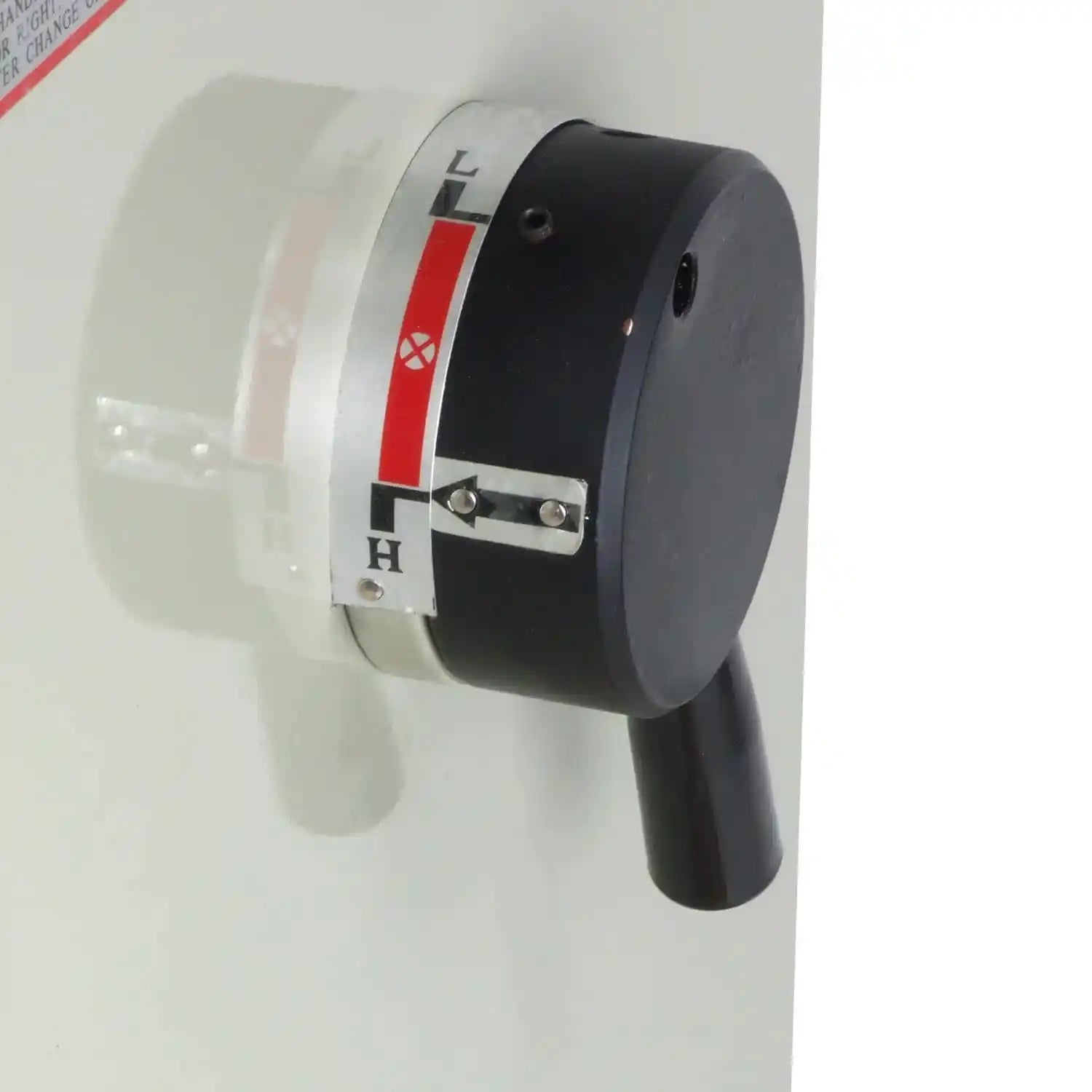 High and low gear selector on the Baileigh BSV-20VS