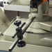 A image showing the material stop assembly on the Baileigh CS-315EU  cold saw