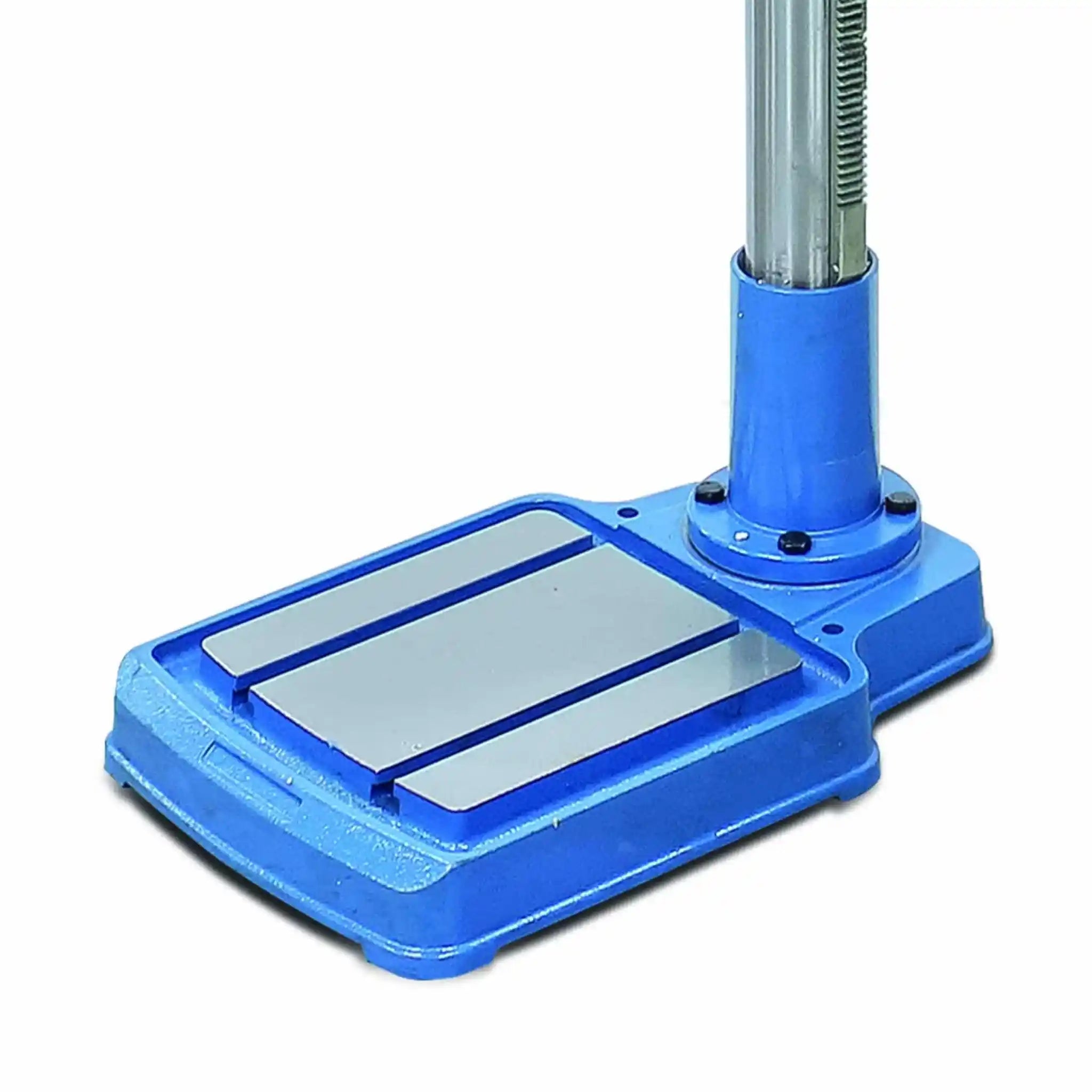 An image showing the base and stand on the Baileigh DP-0625E drill press