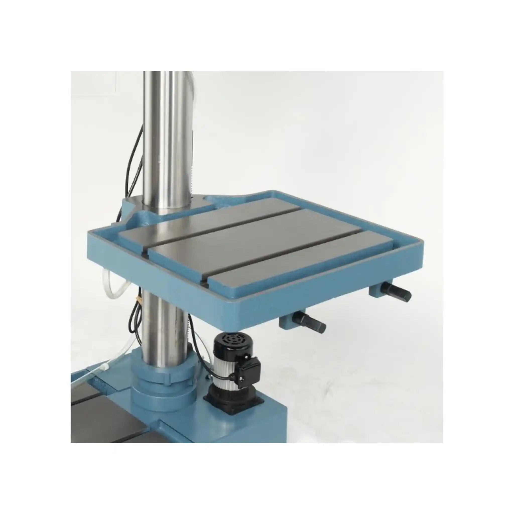 A up close image of the adjustable table on the DP-1250VS-HS