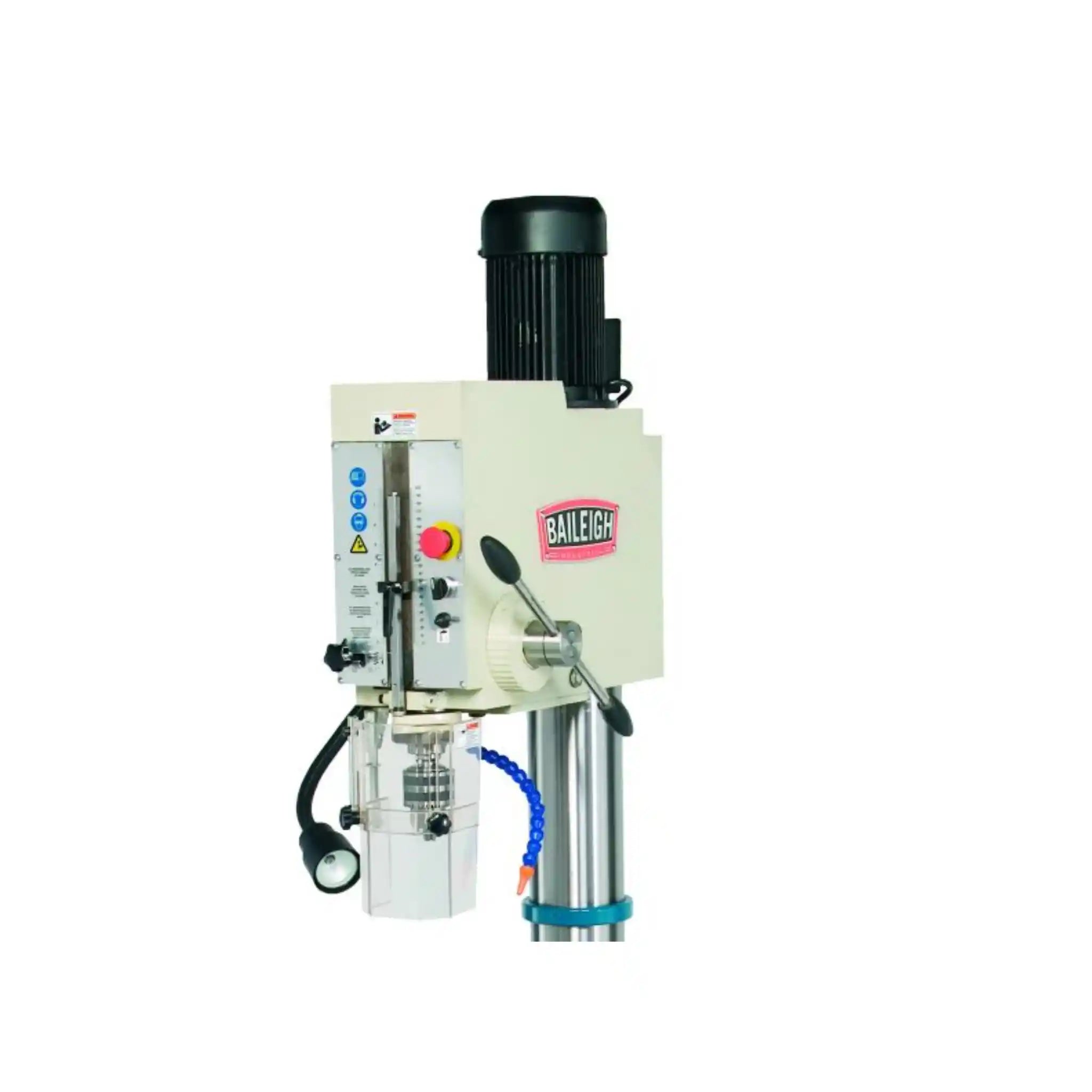 A side view image of the Baileigh DP-1500G head