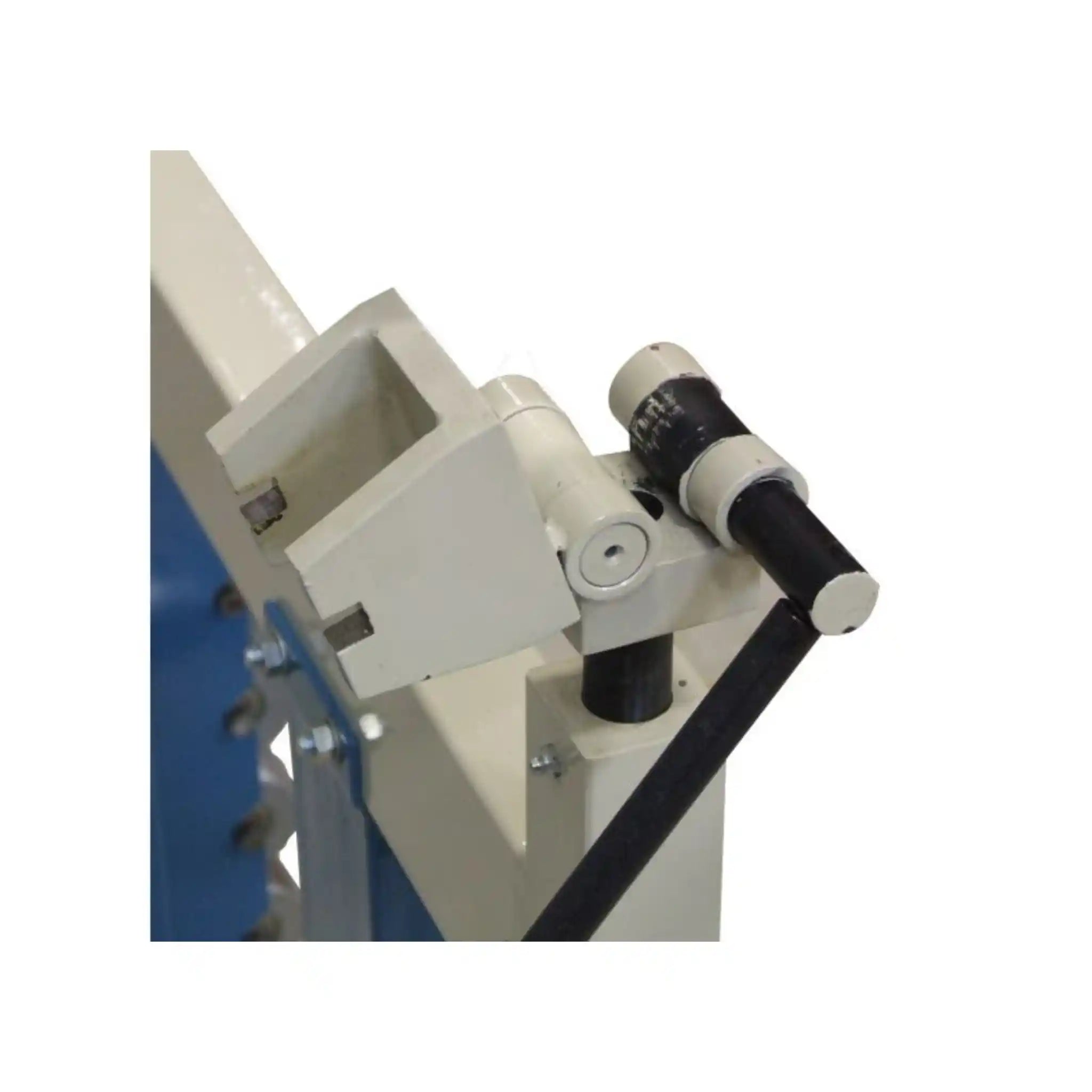 An image showing the adjustment mechanism on the Baileigh EW-28 English wheel