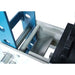 The working area of the press, the press is the HSP-100A and is manufactured by Baileigh