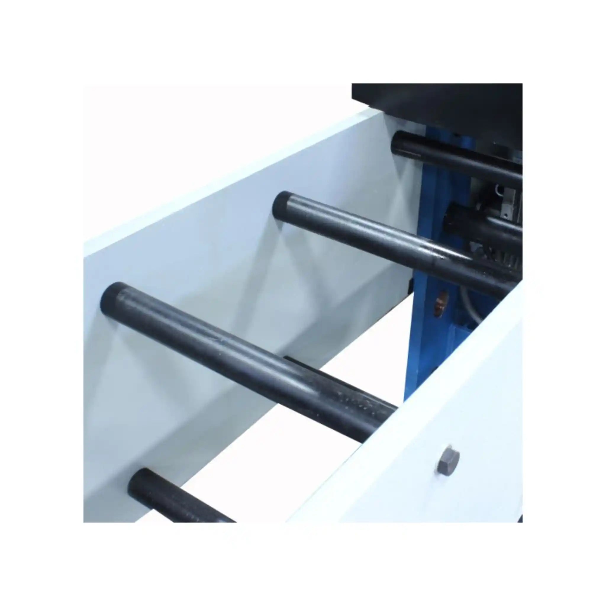 A image showing the guide rods installed on the HSP-110M press by Baileigh