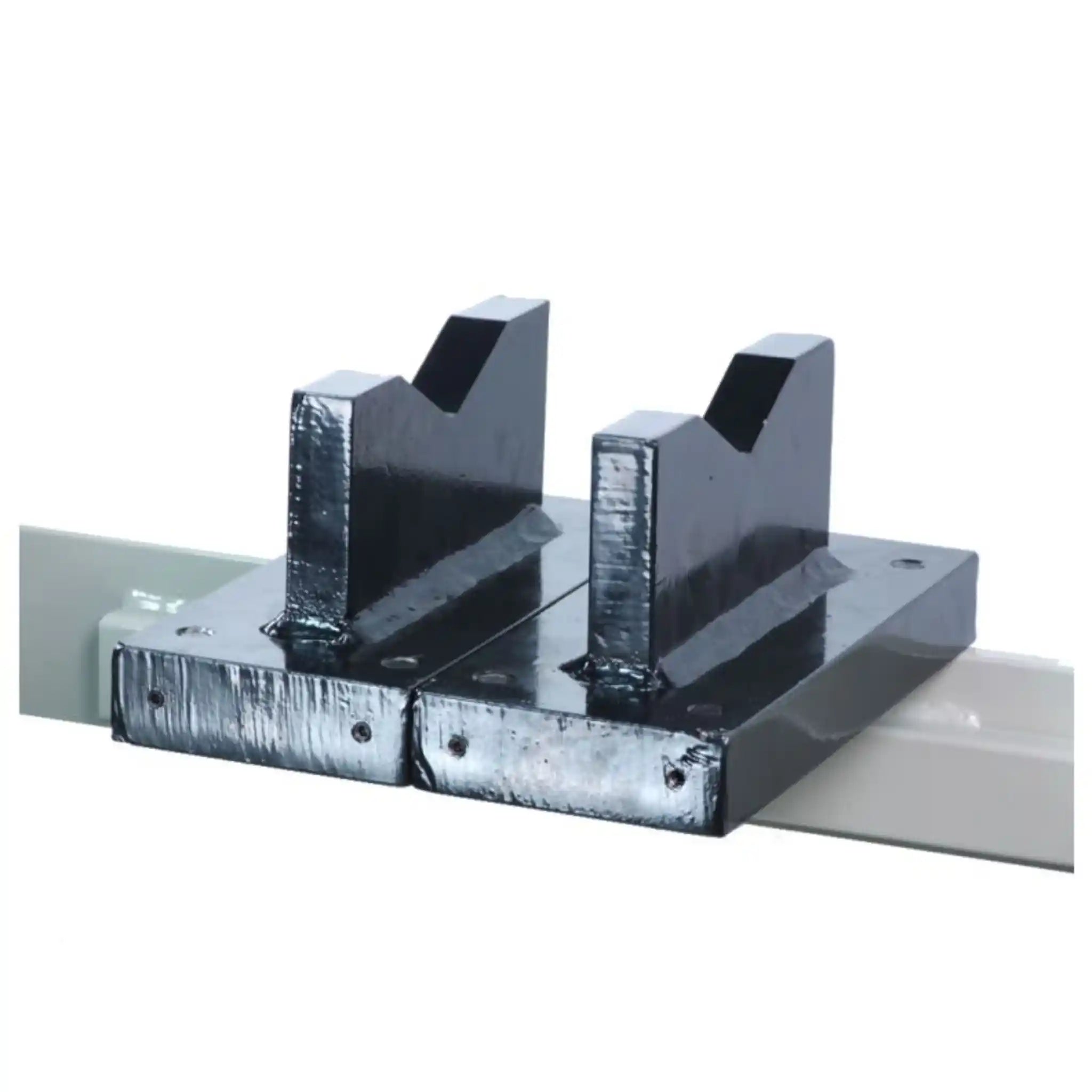 A image of the press plates for the Baileigh HSP-75A pnuematic press
