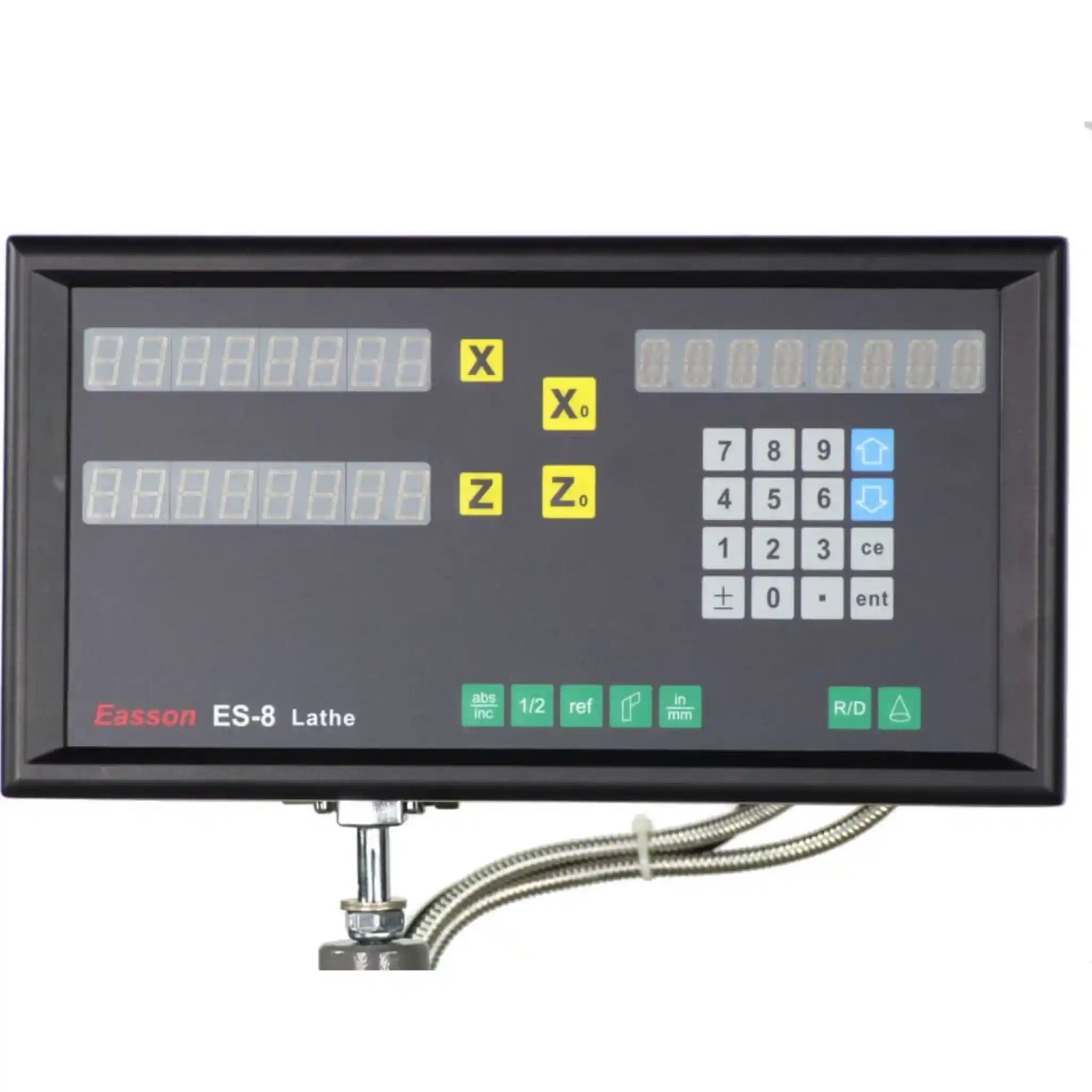 A image of the digital readout, used for the Baileigh PL-1440E lathe