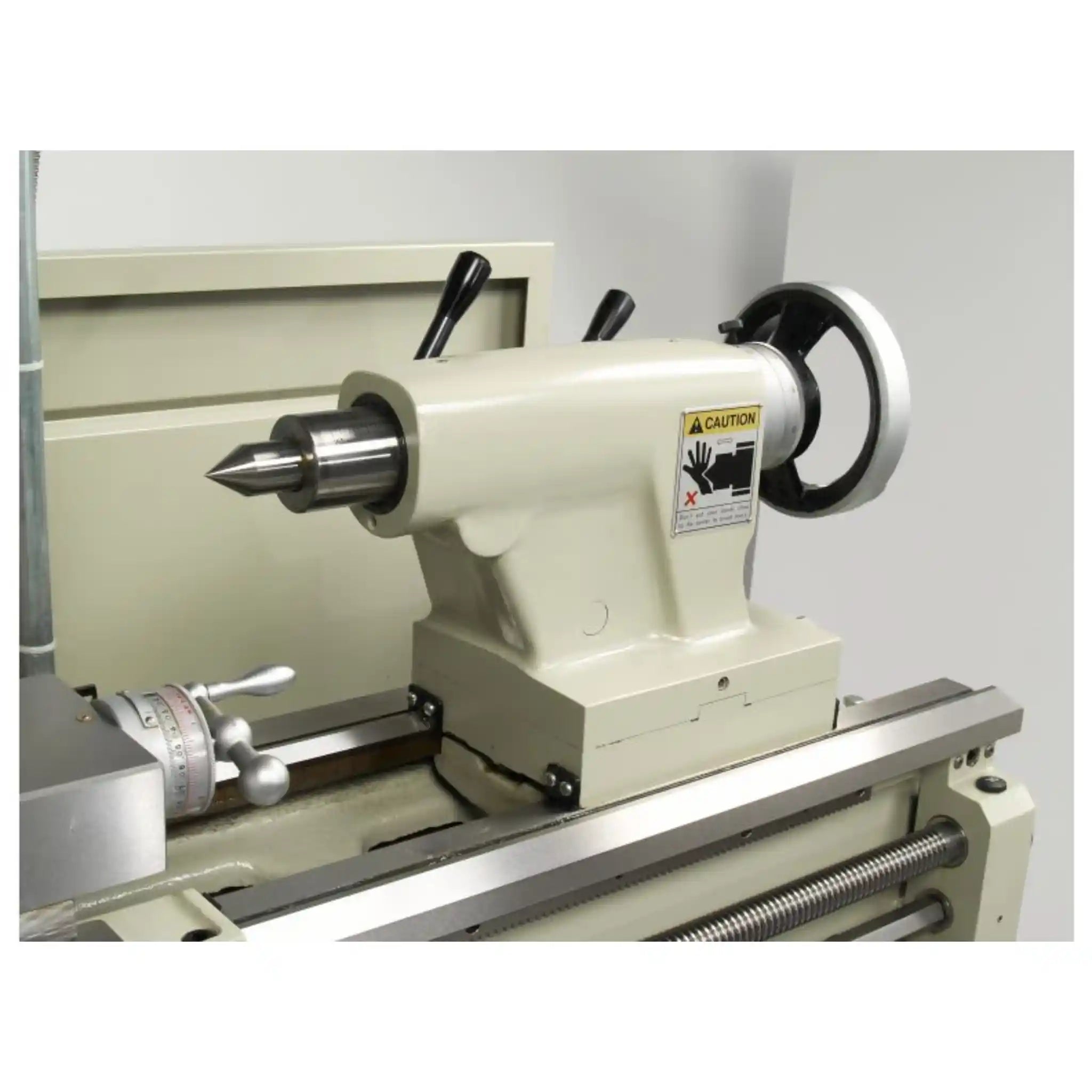 A image of a apron installed on the Baileigh PL-1860 lathe