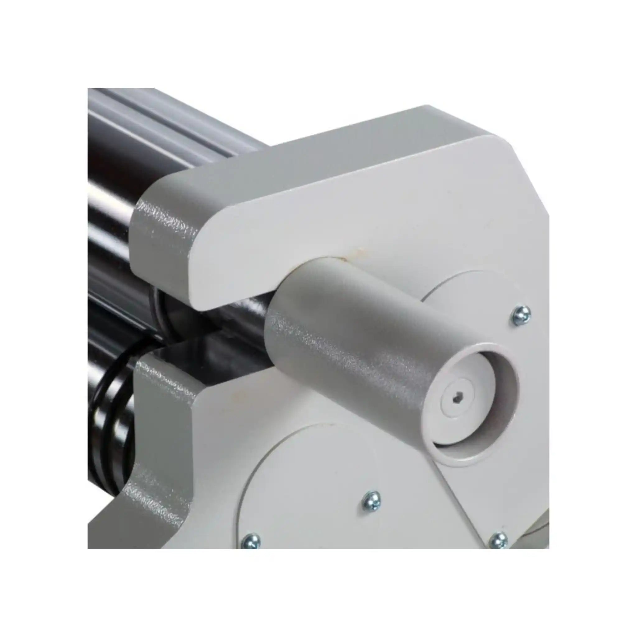 A close up of the guide on the Baileigh PR-413