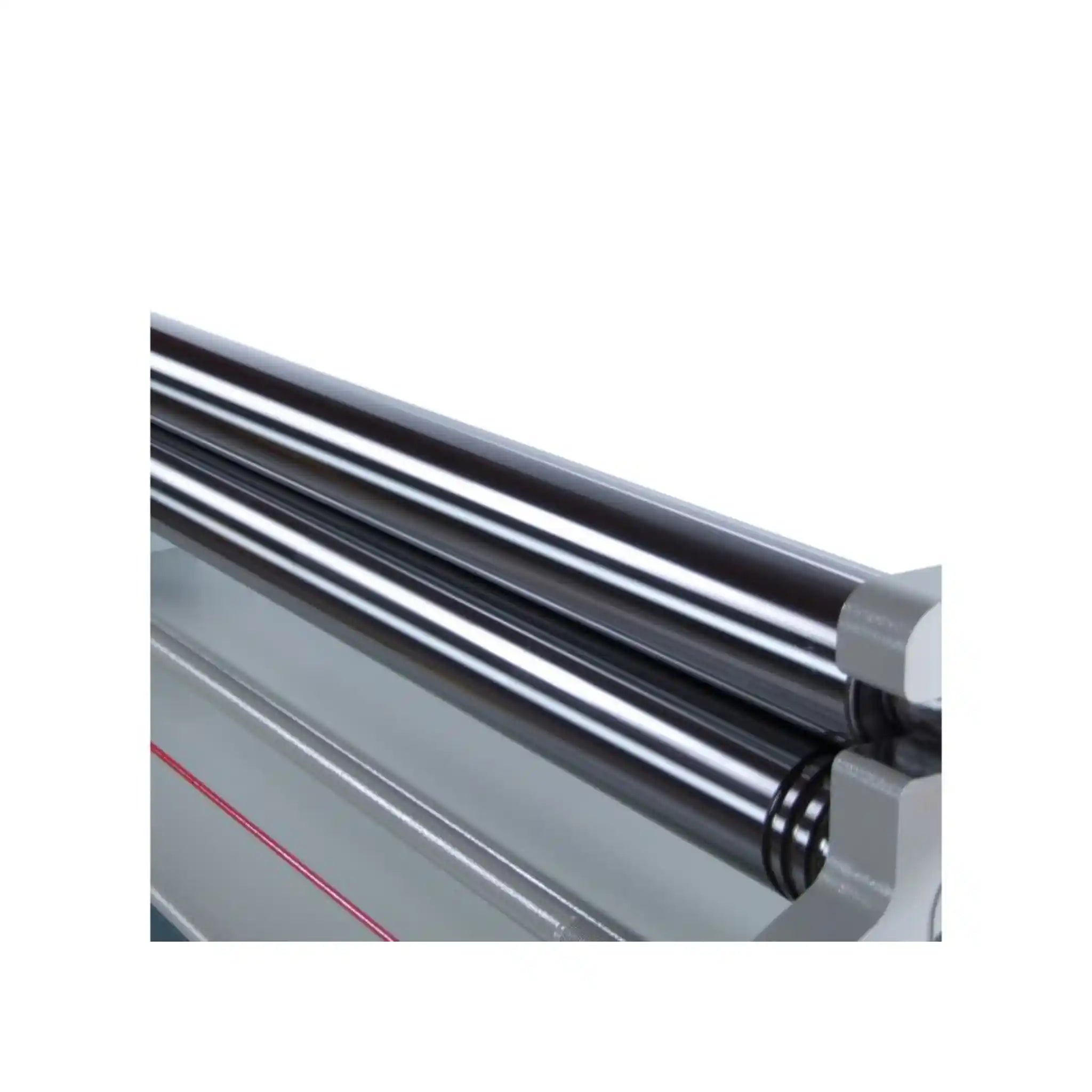 A image of the rollers installed on the Baileigh PR-413