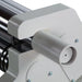 A image of the roller end support installed on the PR-514 plate roll, manufactured by Baileigh