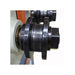 A close up image showing some roll bending rolls installed on the Baileigh R-H45