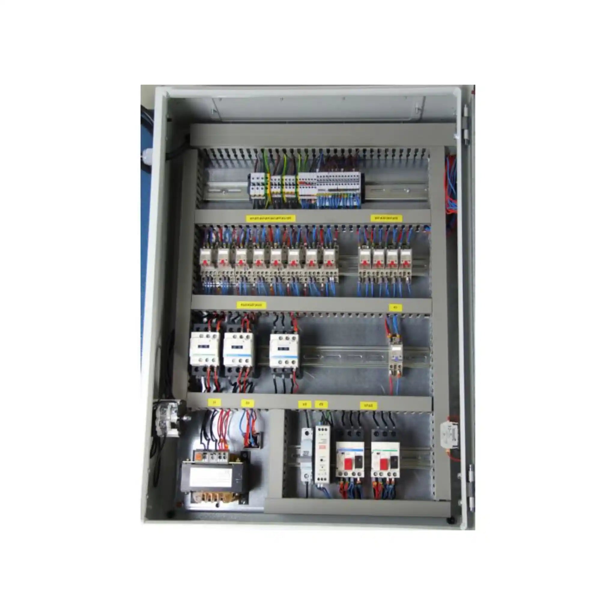 A image taken of the wiring inside the Baileigh R-H85