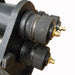 A close up image of the rolls installed on the R-M3 roll bender, manufactured by Baileigh