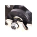 A image of a roll in one of the slots on the Baileigh R-M7. The image is taken up close