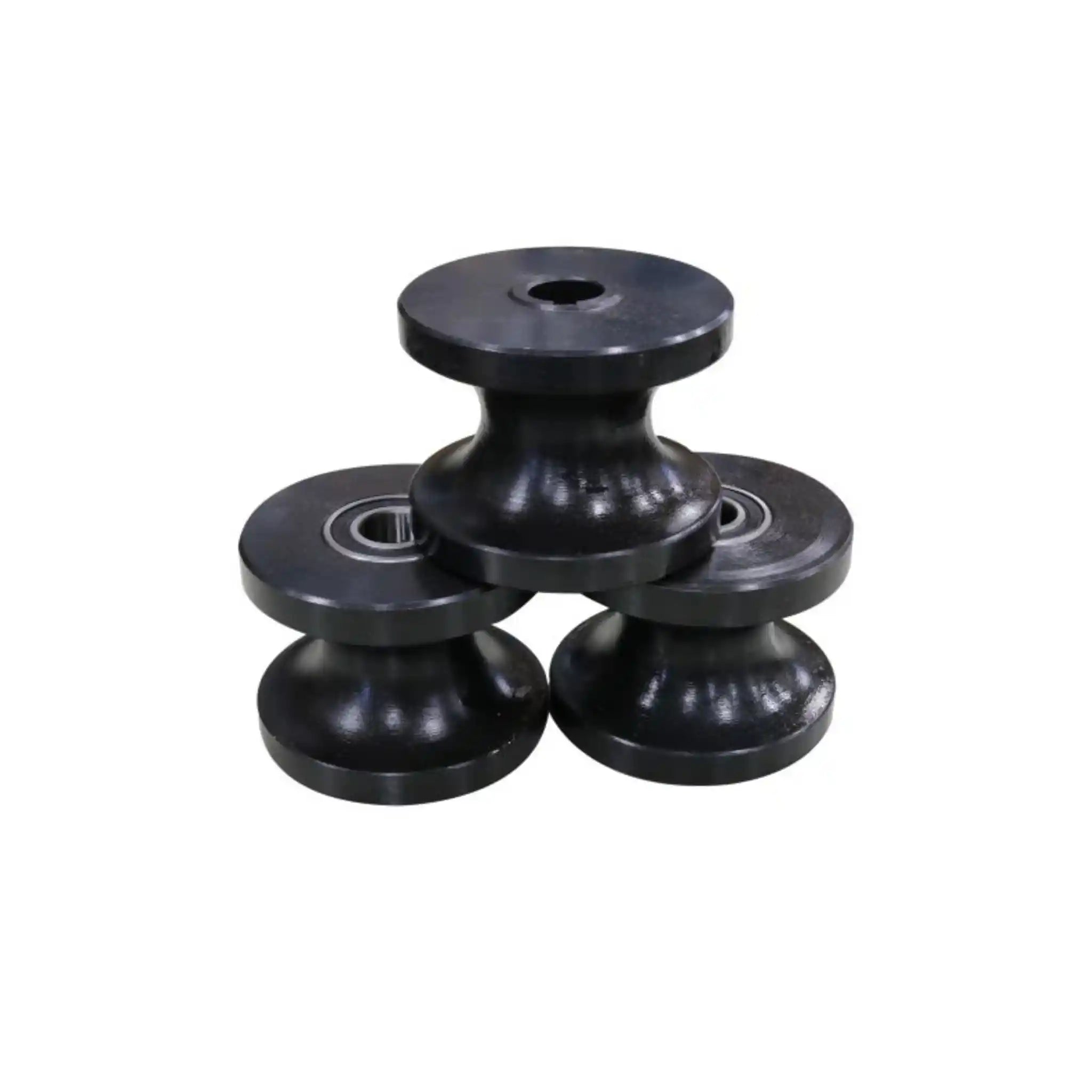 A image showing some available tooling for the Baileigh R-M7 roll bender