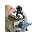 A image showing the roller drop end release mechanism installed on the Baileigh SR-2420M slip roll