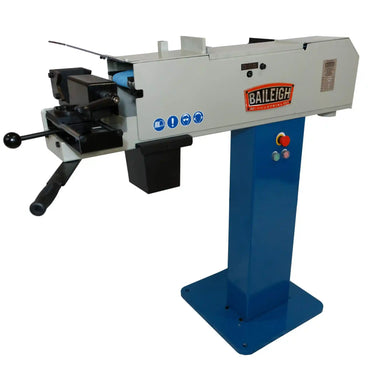 A image showing the full Baileigh TN-766 pipe notcher, this machine used a abrasive belt to notch pipe and tubes