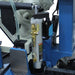 Close up image of some of the saw components 