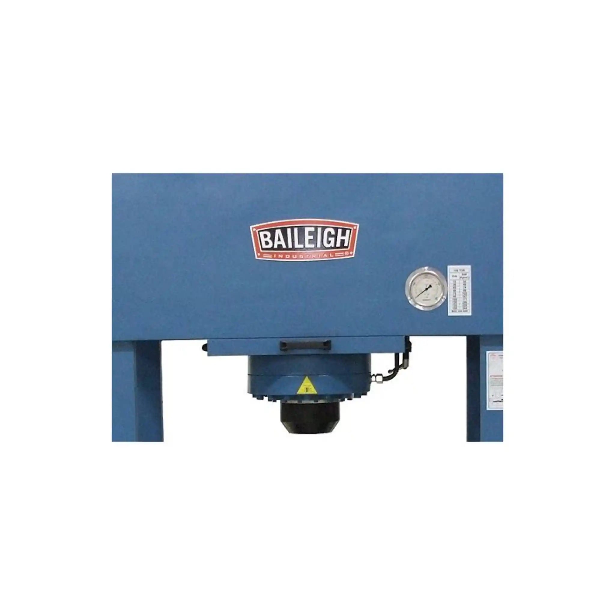 A image of the hydraulic cylinder position on the Baileigh HSP-176M
