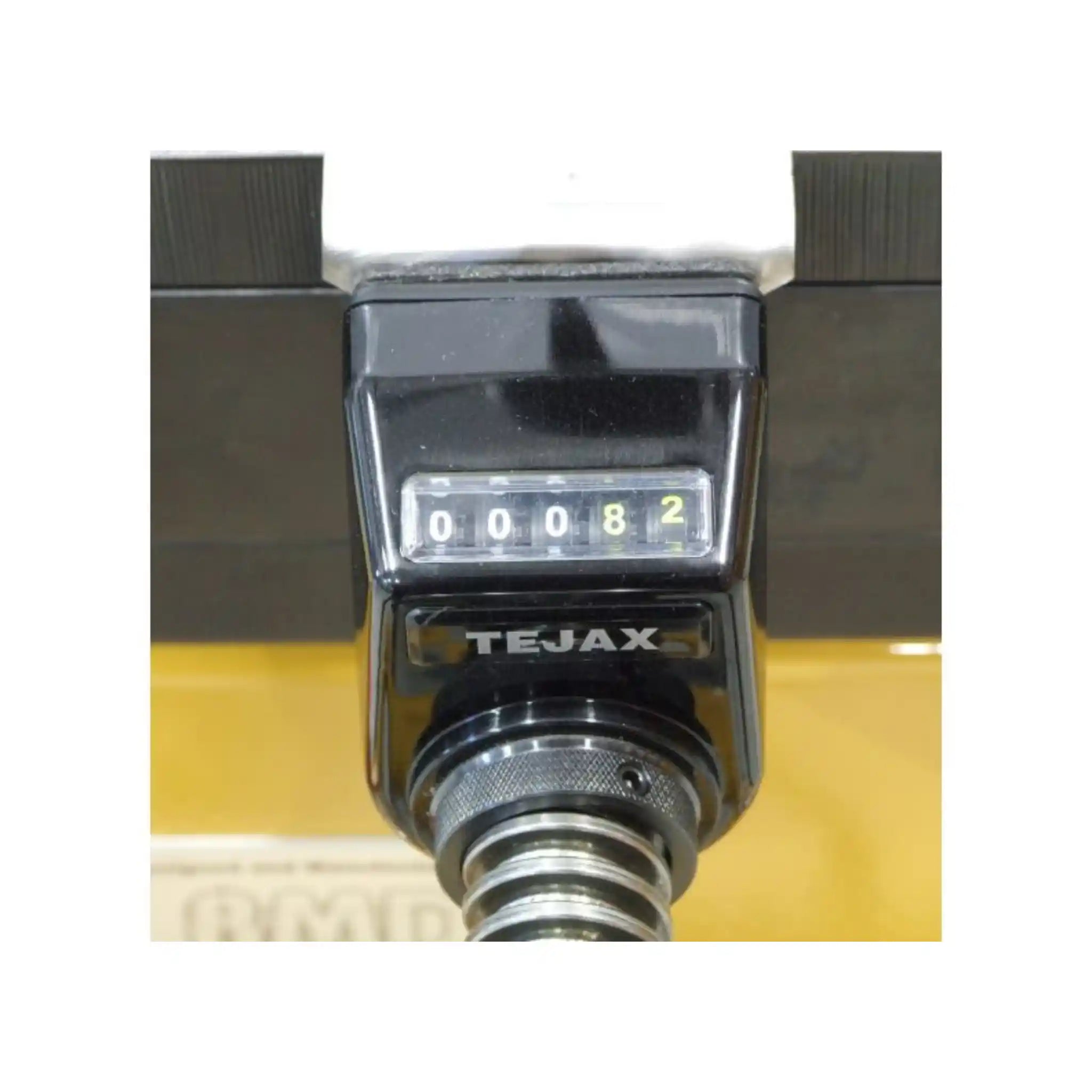 A image taken up close of the digital counter onboard the Baileigh RDB-250 tube bender