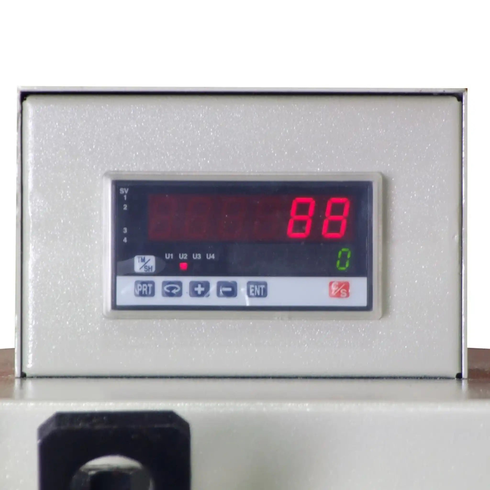A image showing the digital display on the PR-514 plate roll