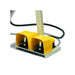 A image taken of the foot pedal controls for the Baileigh R-H55 hydraulic roll bender