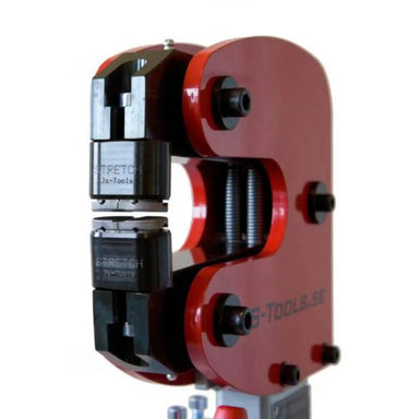 A up close image taken of the head on the JS Tools Shrinker Stretcher Pro