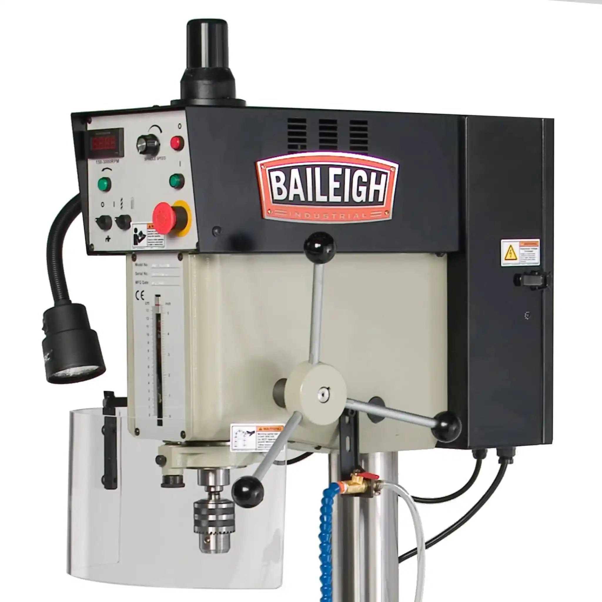 A close up image of the head on the  DP-1000VS drill press