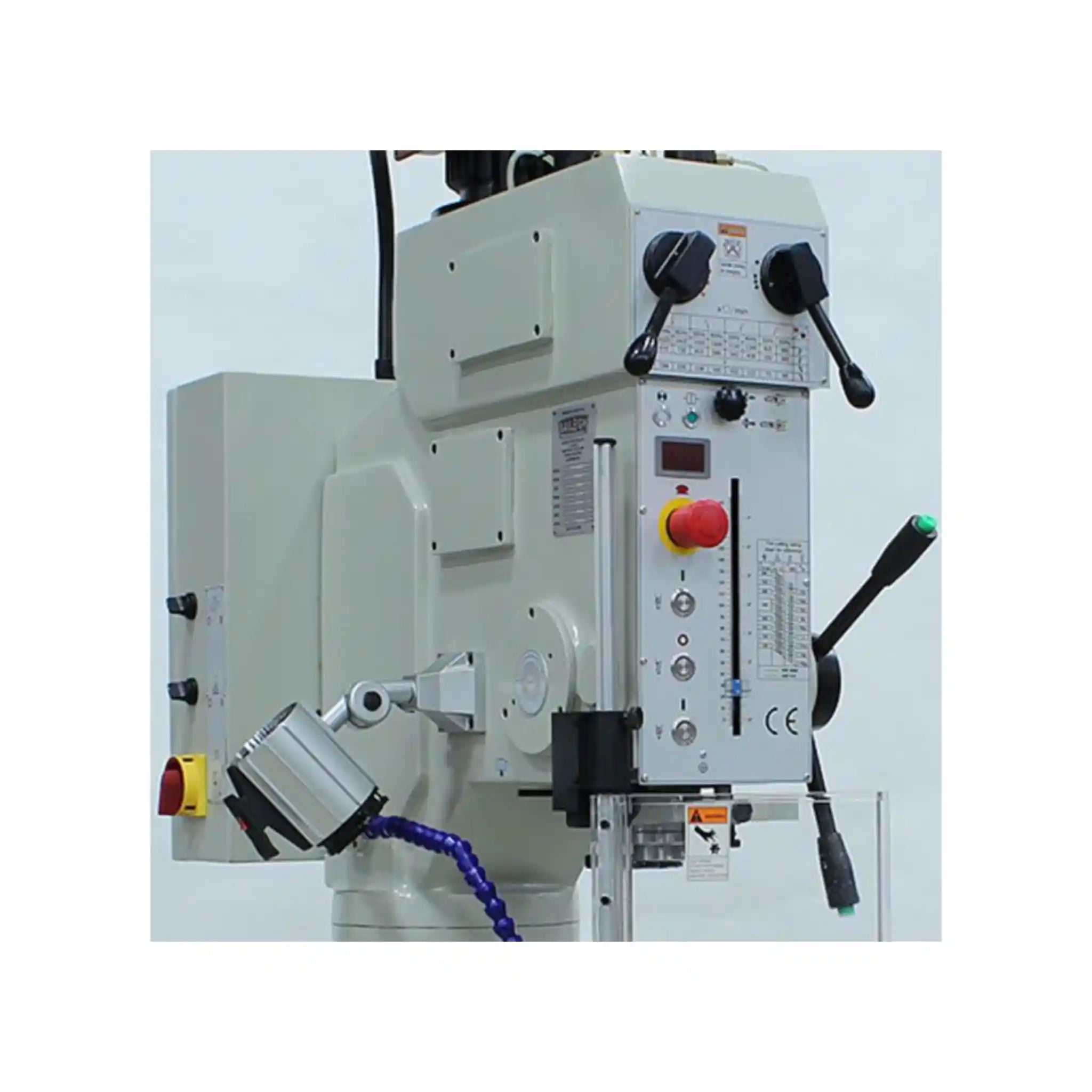 Side view image of the head, some controls on the  DP-1850G drill press