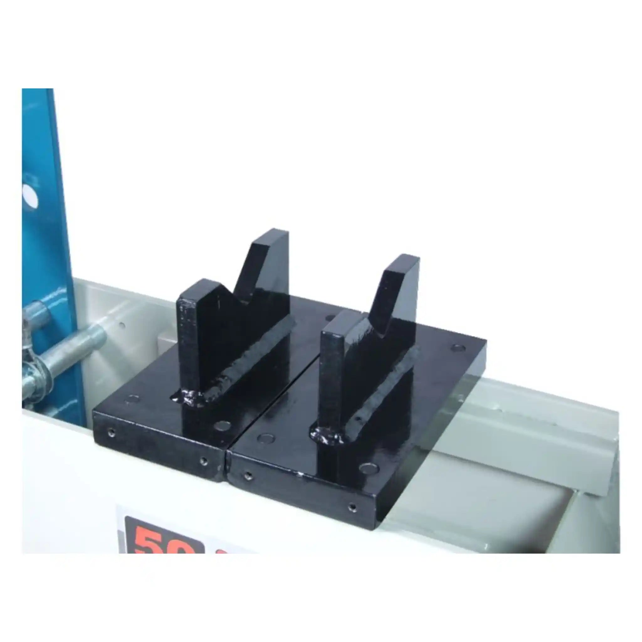 A image of the press plates on the Baileigh HSP-50A 