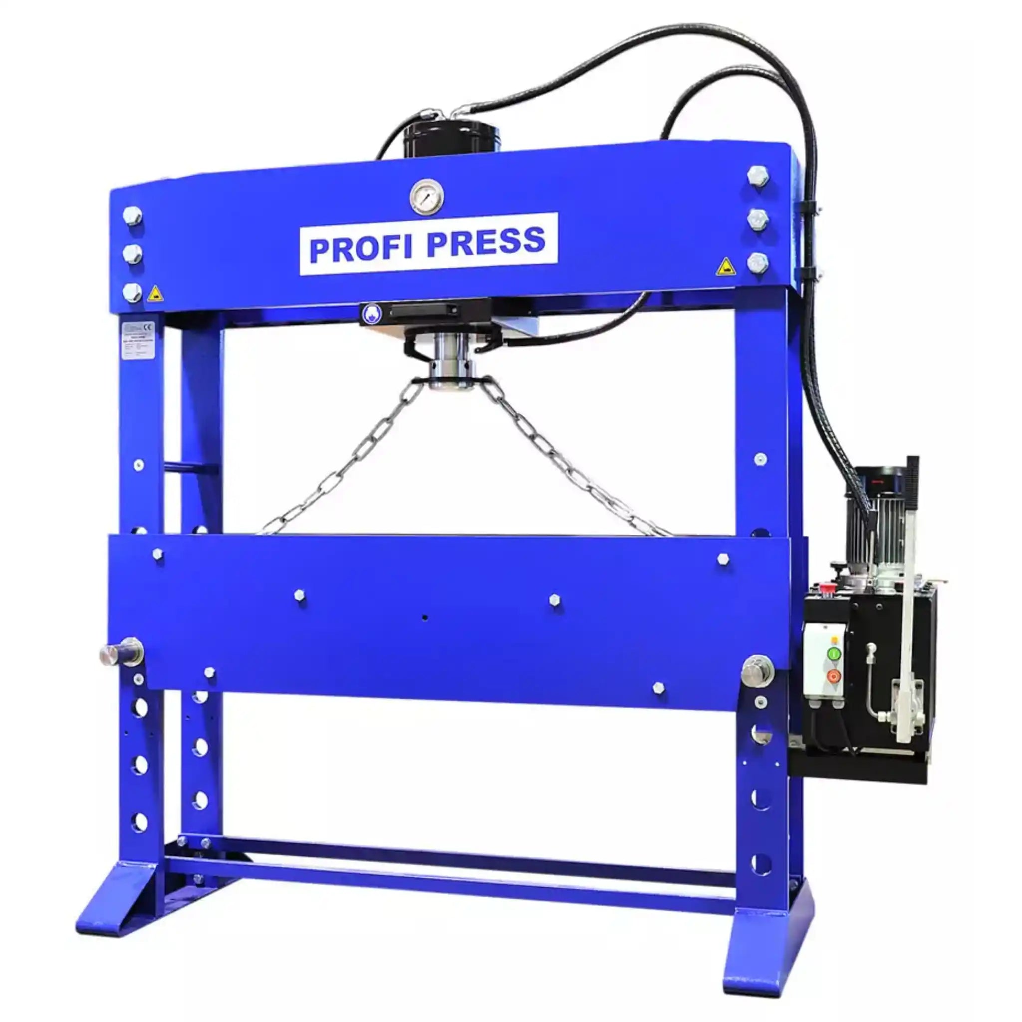 A image showing the full The Profi Press 100 Ton M/H-M/C-2 with a large 1500mm working width