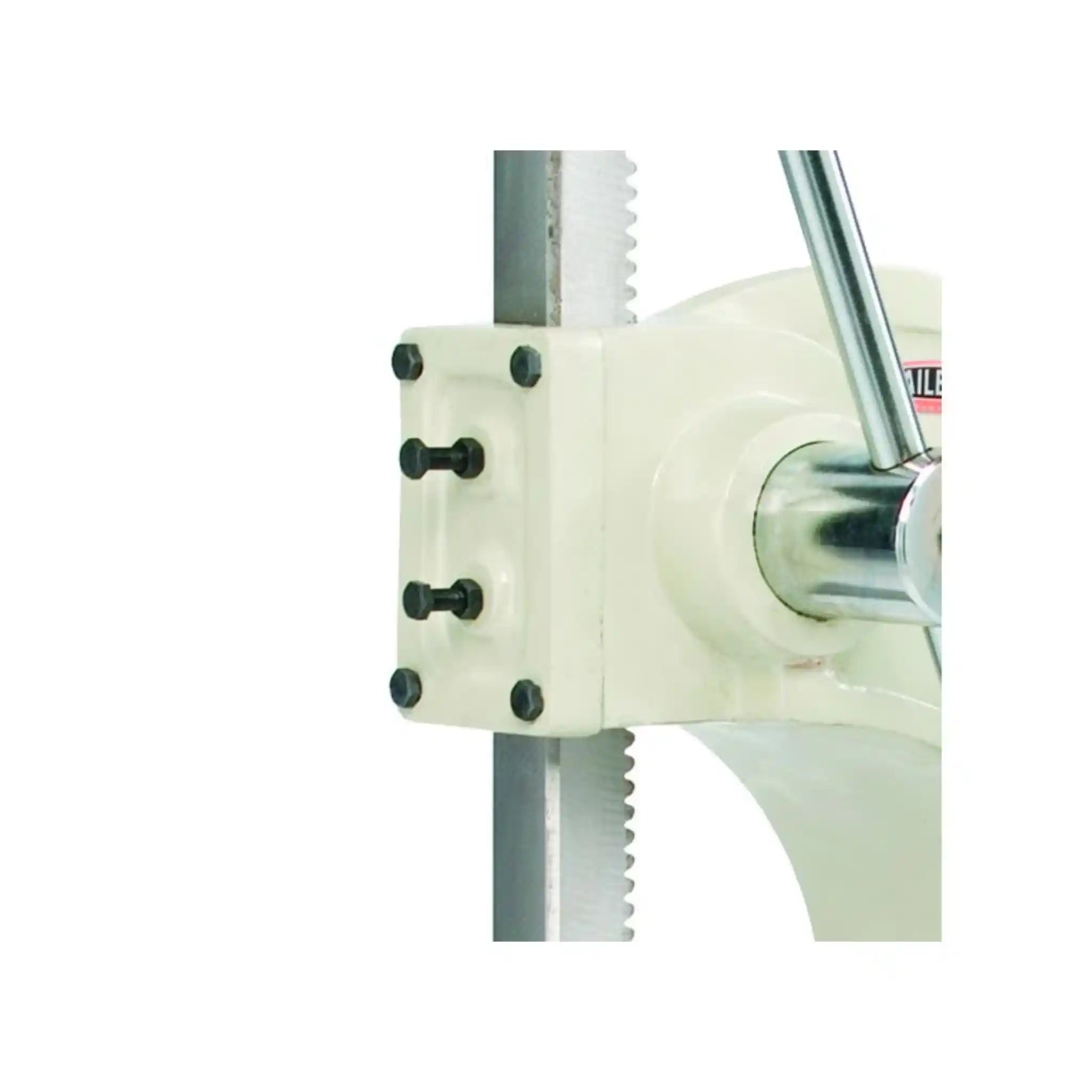 The ram guide on the Baileigh AP-5, image is up close