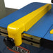 A image of the yellow vice, guide on the cutting deck of the BSV-20VS