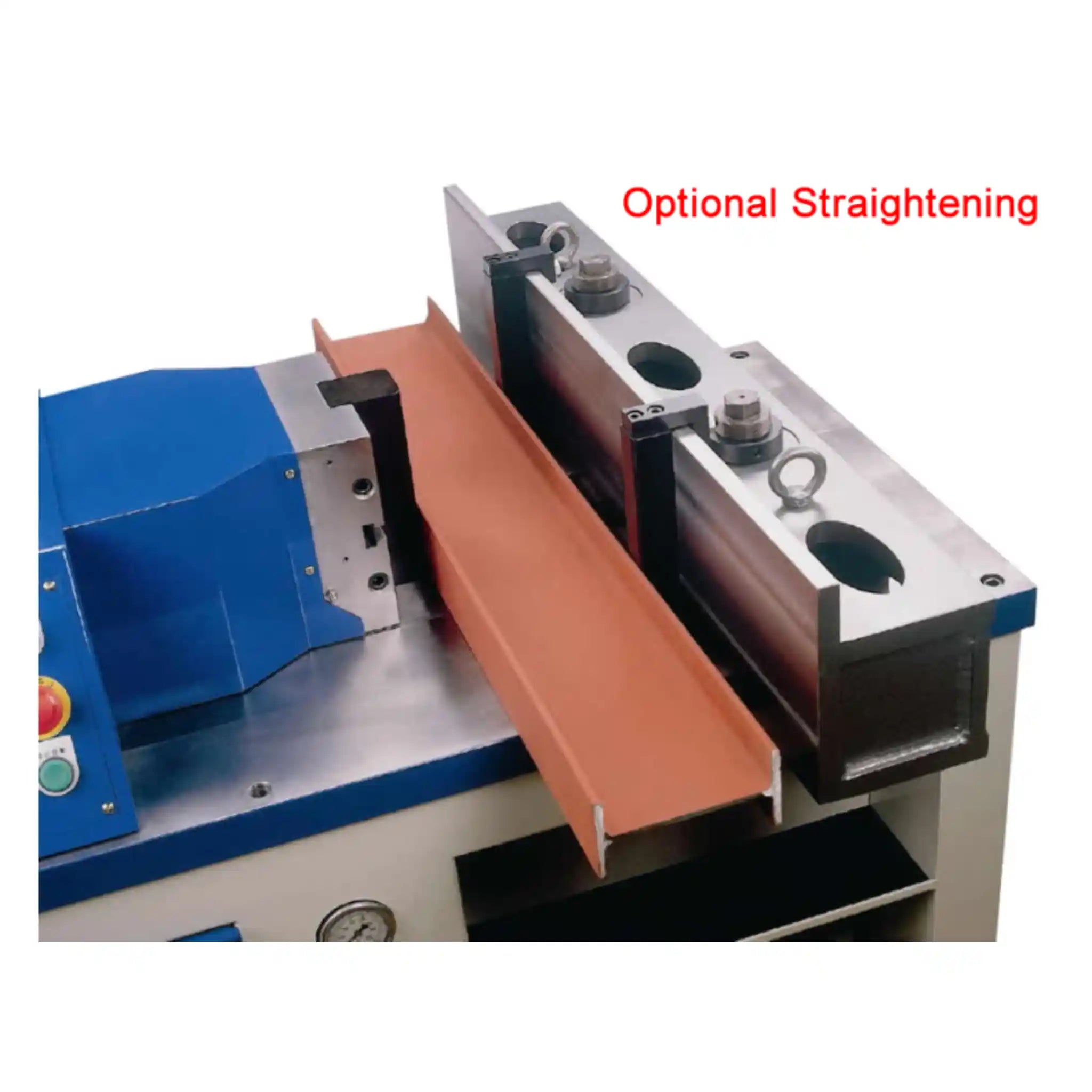 A image showing the optional straightening tool for the Baileigh HPB-78-NC