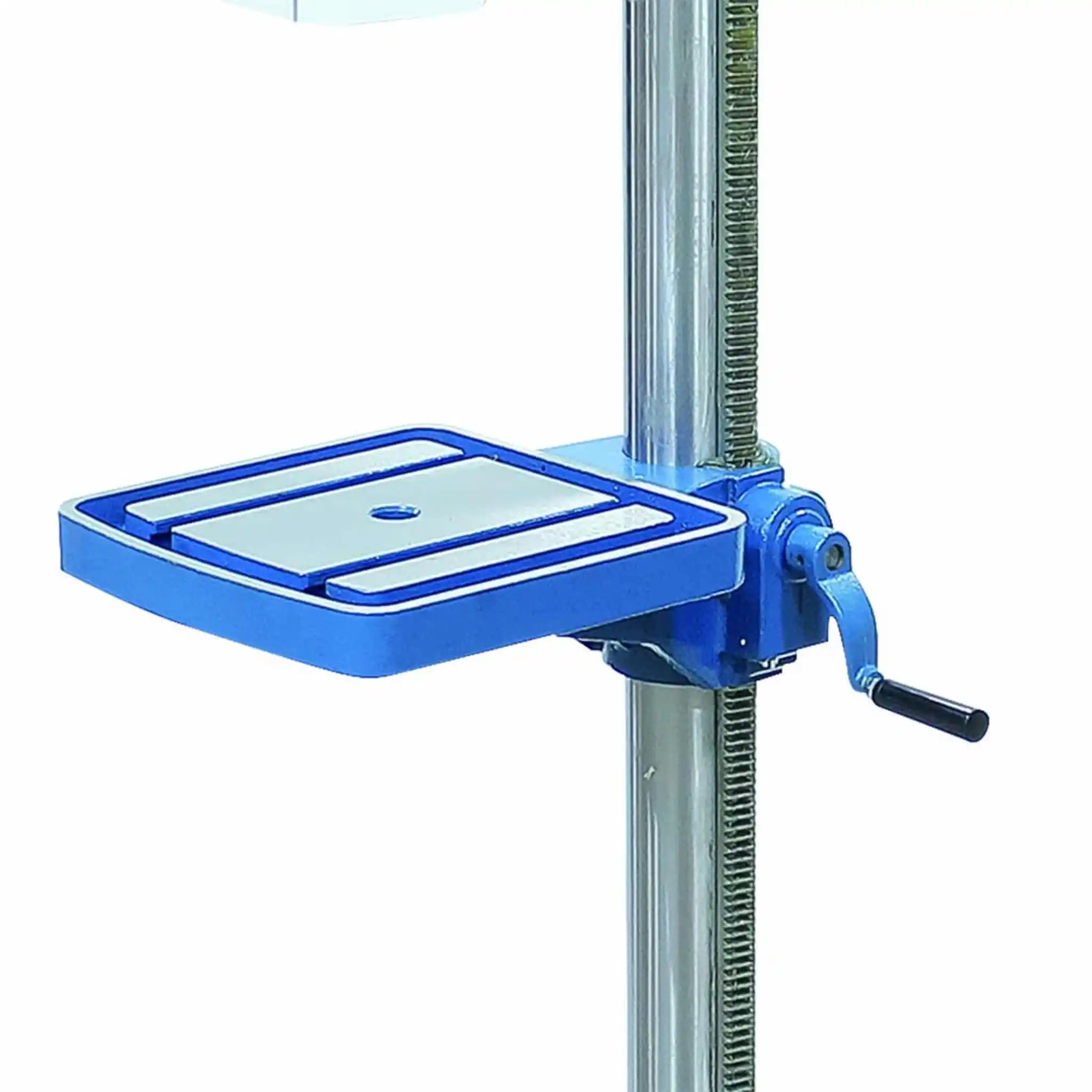 An image showing the adjustable drilling table on the DP-1000E Drill Press