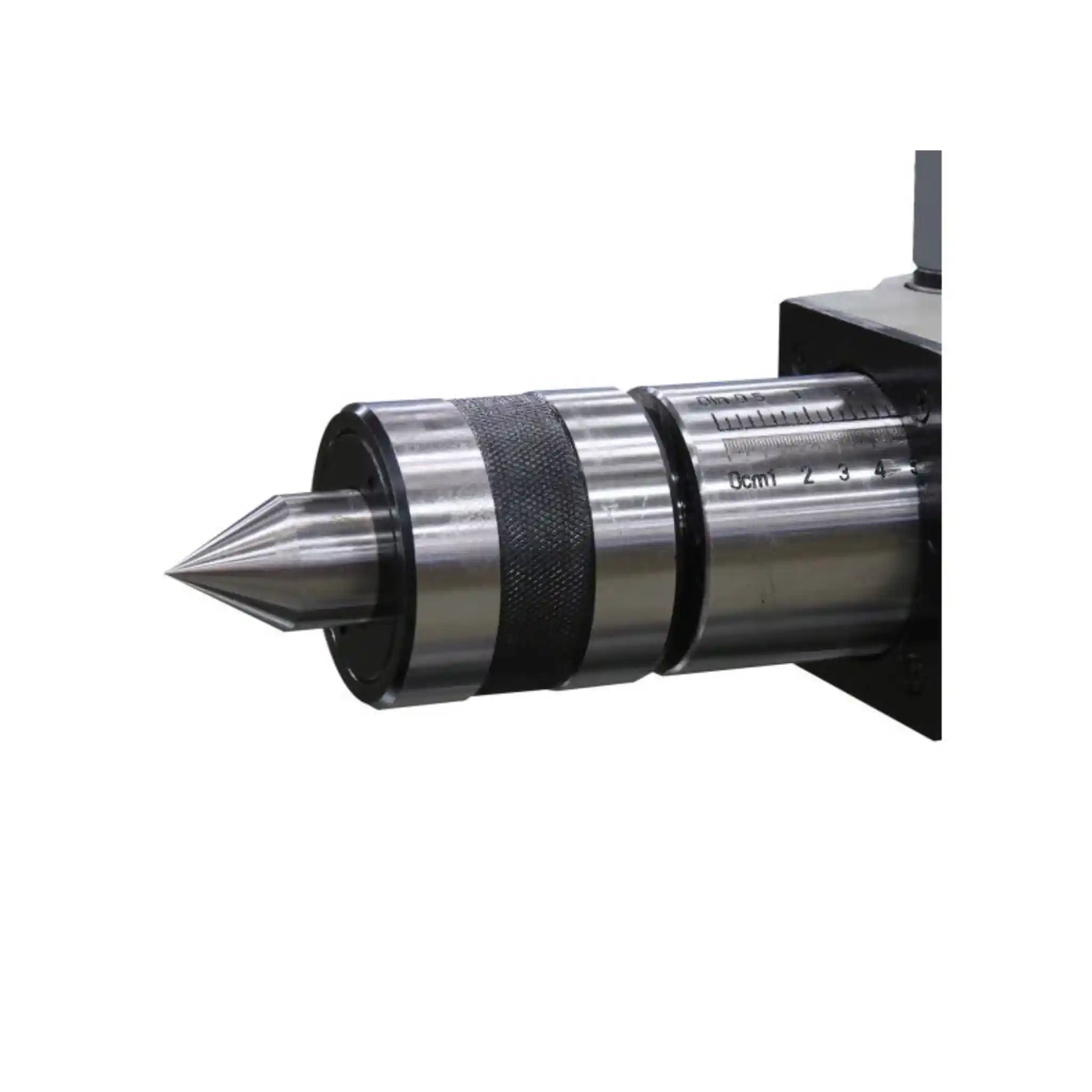 A image of the tailstock center on the Baileigh PL-1860E