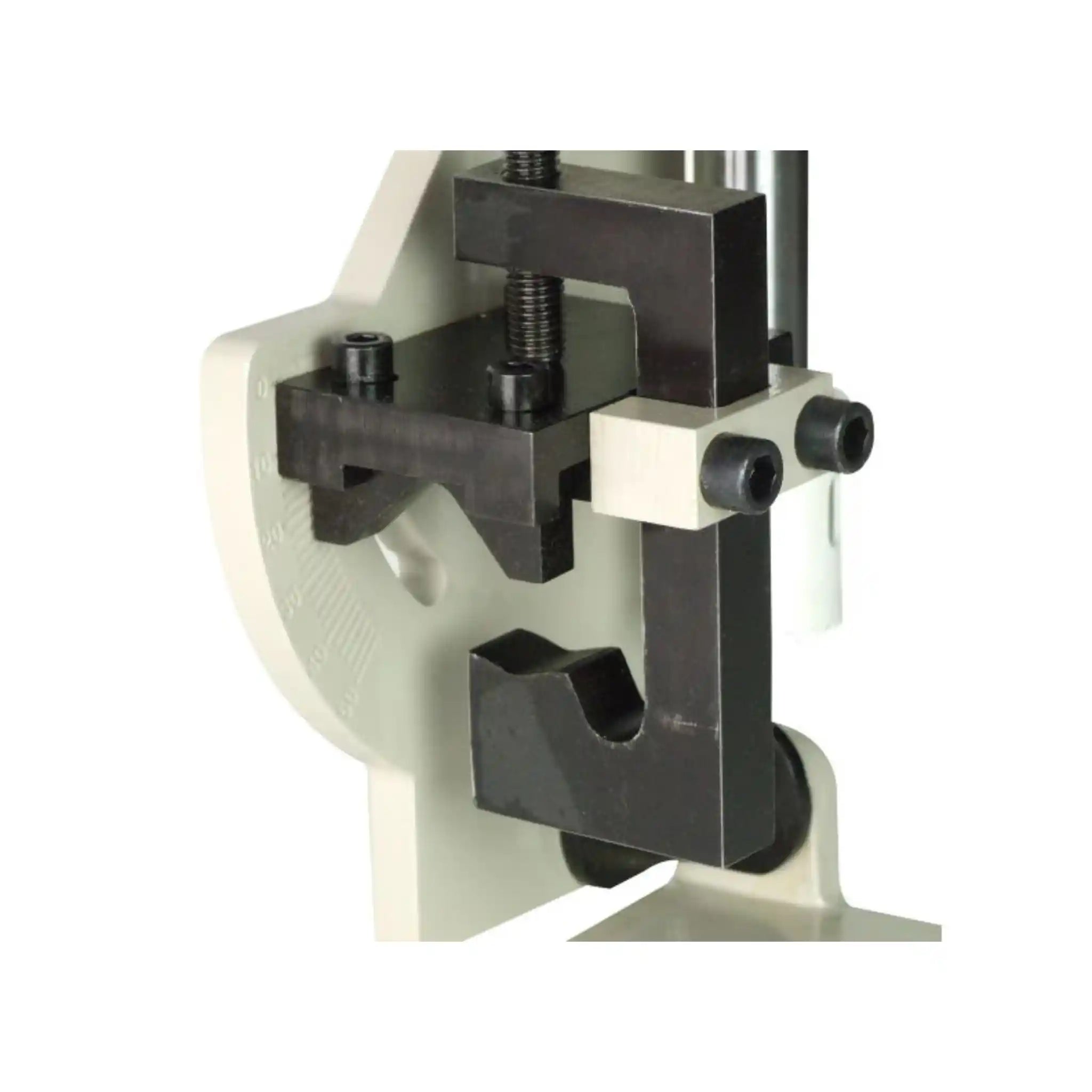 A image showing a tooling die installed on the TN-210H pipe notcher
